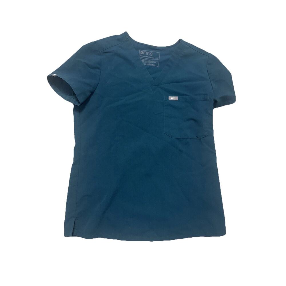 FIGS Catarina Women's XS One Pocket Scrub Top Technical Collection Teal (j23)